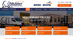 Desktop Screenshot of mulderheftrucks.nl